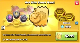 تصویر بلیط طلایی کلش اف کلنز 3 دلاری Clash of Clans Golden Ticket