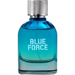 تصویر ادوپرفیوم مردانه مدل Blue Force حجم 100 میلی لیتر ماریاژ Maryaj Blue Force Eau De Parfum For Men 100ml