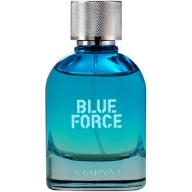 تصویر ادوپرفیوم مردانه مدل Blue Force حجم 100 میلی لیتر ماریاژ Maryaj Blue Force Eau De Parfum For Men 100ml