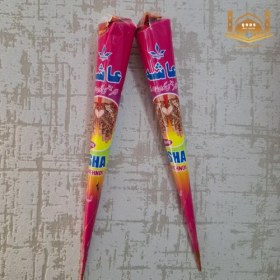 تصویر حنا قلمی قهوه ای 