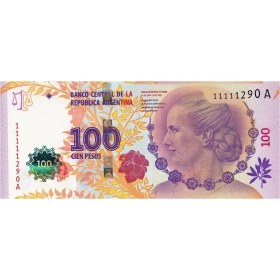 تصویر اسکناس 100 پزو آرژانتین Argentina 100 Pesos Banknote, 2017