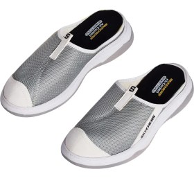 تصویر صندل اسکیچرز طوسی 