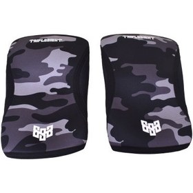 تصویر زانوبند TripleEight مدل BLACK CAMO 