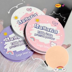 تصویر پودر فیکس فشرده Gege Bear طرح ابر مات مخملی 