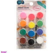 تصویر رنگ گریم صورت ۱۲ رنگ قابل شستشو 