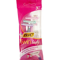 تصویر خود تراش بیک مدل Twin lady بسته 6 عددی Twin lady model self-treshing machine, pack of 6