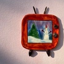 تصویر مگنت یخچال،پیکسل تلوزییون 