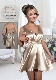 تصویر پیراهن ساتن 