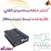 تصویر کنترلر حلقه بسته موتور القایی تغذیه شده توسط اینورتر سه‌فاز 