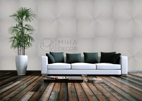 تصویر دیوارپوش طرح زیگزاگ Zigzag Design Wall Panel