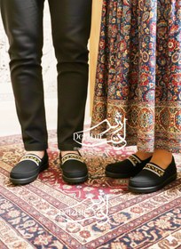 تصویر گیوه طرحدار با زیره پی یو 