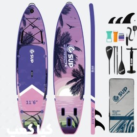 تصویر پدل برد غروب برند E-SUP 