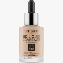 تصویر کرم پودر مایع کاتریس مدل HD با پوشش بالا ( اصل ) Catrice Foundation HD Liquid Coverage: - 010 Catrice Foundation HD Liquid Coverage