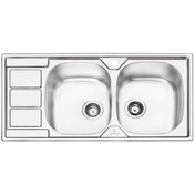 تصویر سینک پرنیان استیل Ps 1217 توکار Parnian Steel inset sink Ps-1217