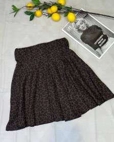 تصویر دامن تنیسی - ساده مشکی 