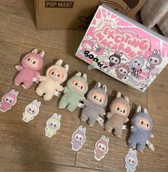 تصویر عروسک لبوبو مدل ماکارون (اورجینال) Labubu Macaron Original Doll