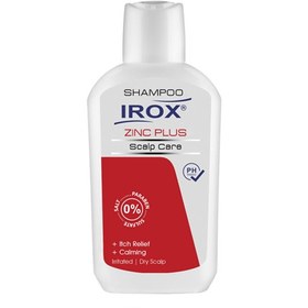 تصویر شامپو مو ایروکس مدل زینک پلاس shampoo IROX Zinc Plus scalp care 200gr