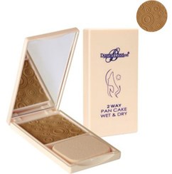 تصویر پنکک دوکاره مدل 2Way دایانا آف لندن 116-قهوه ای طلایی Diana Of London 2 way Pan Cake Wet and Dry Powder