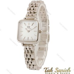 تصویر ساعت زنانه دنیل ولینگتون مدل DW-4476-L بند استیل صفحه سفید 