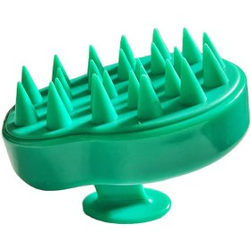 تصویر ماساژور سر و سرشور سیلیکونی Silicone head massager