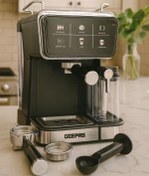تصویر اسپرسو ساز جیپاس مدل 41528 با تانک شیر 