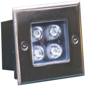 تصویر چراغ دفنی مربع رنگی 1 وات ماه رخ 