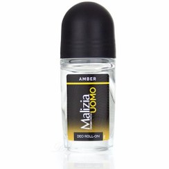 تصویر رول ضد تعریق مردانه آمبر 12 میلی لیتر مالیزیا Malizia Amber deodorant Roll on for men