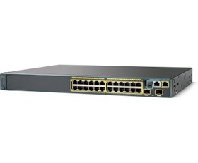 تصویر سوئیچ سیسکو مدل WS-C2960S-24PD-L استوک Cisco WS-C2960S-24PD-L 24Port Switch Stock