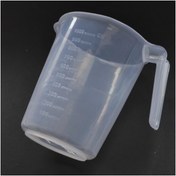 تصویر پیمانه مدرج پلاستیکی ۱۰۰۰ سی‌سی | ابزار دقیق اندازه‌گیری مایعات برای آشپزی و قنادی Plastic Measuring Cup 1000cc | Accurate Liquid Measuring Tool for Cooking & Baking