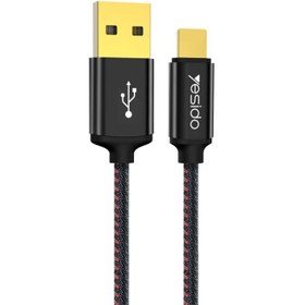 تصویر کابل تبدیل USB به microUSB یسیدو مدل CA-33 طول 1.2 متر 