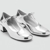 تصویر کفش‌های لباسوکی فلزی - مانگو - MANGO - اورجینال- 870872743 