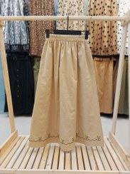 تصویر دامن کتان گلدوزی1026 