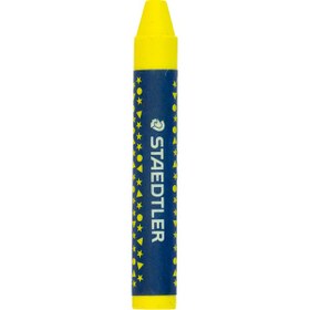 تصویر مداد شمعی روغنی زرد رنگ استدلر کد 10-2240 