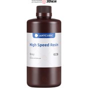 تصویر رزین پرینتر سه بعدی High Speed برند انیکیوبیک رنگ خاکستری High Speed Resin 2