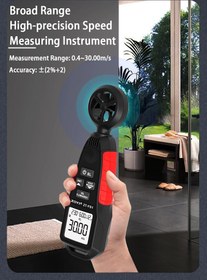 تصویر بادسنج زویی مدل ZOYI ZT-FS1 ( اصلی ) Anemometer