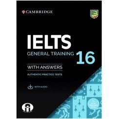تصویر کتاب انگلیسی کمبریج آیلتس 16 جنرال Cambridge english ielts 16 general traning