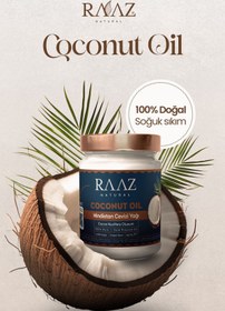 تصویر روغن نارگیل اورجینال برند Raaz مدل Coconut oil 260 ml کد 789620489 