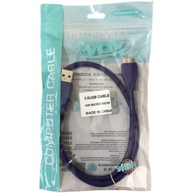 تصویر کابل هارد X-VOX ‏USB3 ‏60 سانتی متر X-VOX USB3 hard cable 60 cm