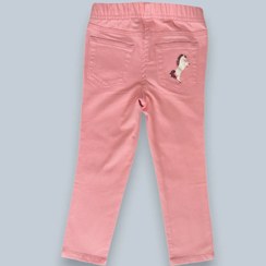 تصویر شلوار کتانی دخترانه برند لوپیلو سایزبندی 2 تا 8 سال Lupilo girls' linen pants, size 2 to 8 years