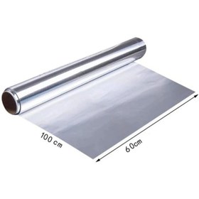 تصویر فویل آلومینیوم بسیار ضخیم 45میکرونی یک متری توشنا Aluminium foil