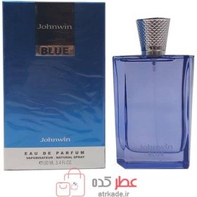 تصویر ادکلن مردانه دانهیل آبی جانوین حجم 100 میل JOHNWIN BLUE EDP-100ML