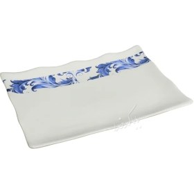 تصویر دیس پذیرایی مدل گل آبی 