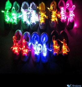 تصویر بند کفش نئونی 