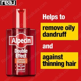 تصویر شامپوضدشوره و ضد ریزش مو آلپسین مدل دابل افکت Double Effect Anti Dandruff and Anti Hair Loss Shampoo