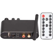 تصویر گیرنده بلوتوث صدا و مبدل صدای دیجیتال به آنالوگ مدل T01 T01 BLUETOOTH RECEIVER + AUDIO DIGITAL TO ANALOG