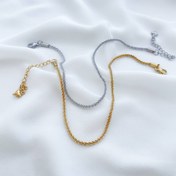 تصویر دستبند استیل خاویاری زنانه 