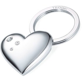 تصویر جاکلیدی ترویکا طرح قلب دوقلو TROIKA KEYCHAIN TWINKLING HEART