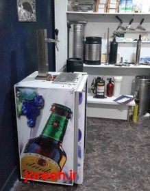 تصویر دستگاه نوشابه ساز تک شیر با مخزن کگ وشیر سرو کلاسیک 