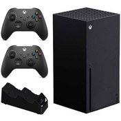 تصویر کنسول بازی مایکروسافت XBOX SERIES X | حافظه 1 ترابایت همراه با دسته اضافه + پایه شارژر XBOX SERIES X 1TB + 1 extra controller + charger