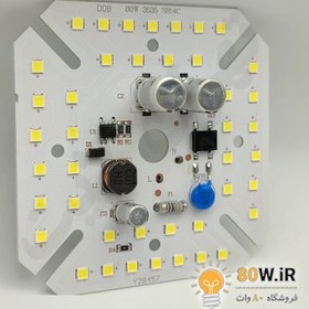 تصویر چیپ لامپ 80 وات 220 ولت مربع 